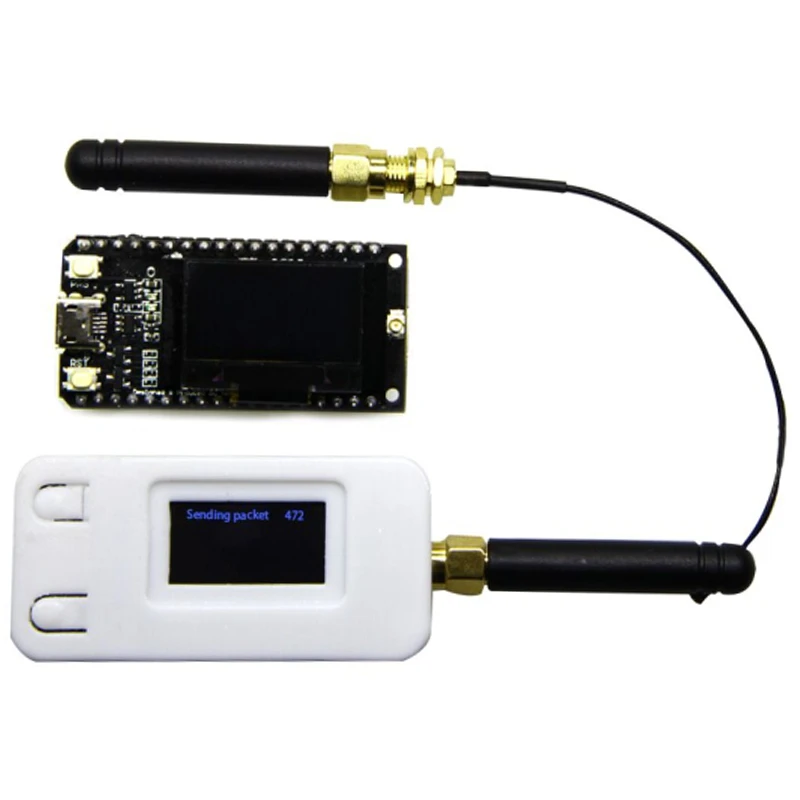

2Pcs of LORA32 868Mhz SX1276 ESP32 Oled-Display Bluetooth WIFI Lora Development Board