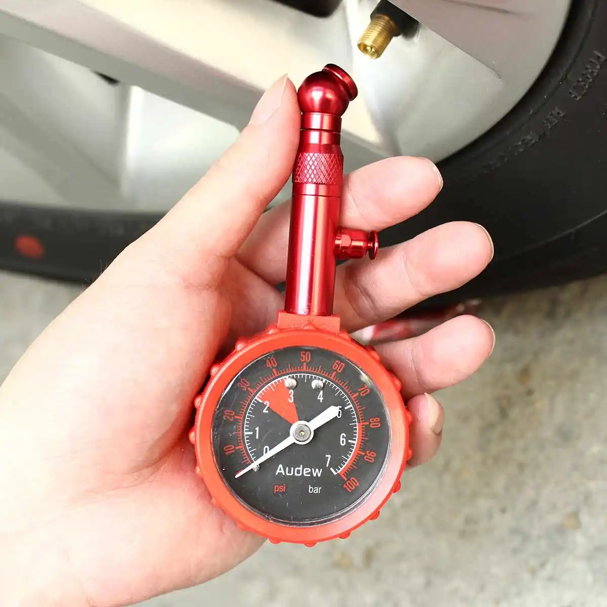 

Tire Pressure Gauge 100Psi/7Bar Accurate Air Pressure Tyre Gauge For Car Auto Truck Motorcycle Bicycle