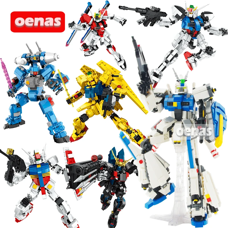 MOC креативный супер робот война мейча классическая модель Gundamly фиксированный