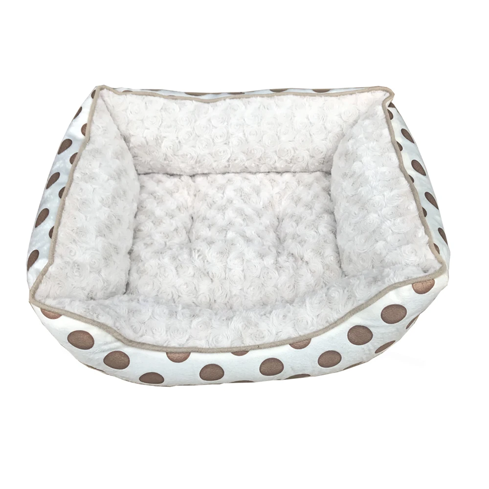 Мягкая Милая ткань для домашнего питомца собаки теплые хлопковые лежанки собак
