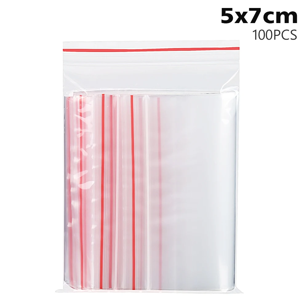 

100 шт., пакеты для хранения ювелирных изделий, 5 х7 см