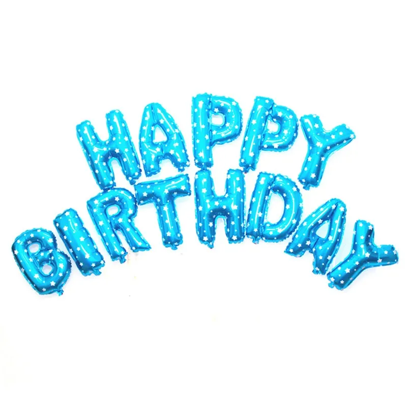 

Aluminium Foil Balloons Party Decoration Happy Birthday Letters Balloons Baby Kids Birthday Wedding Decoration Helium Ballons