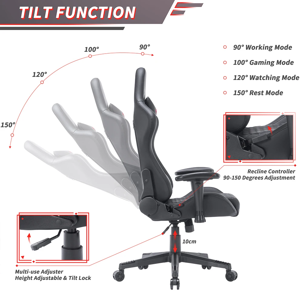 Stmeng 203 modern game chair with independent adjustment of the armrest computer lifting | Мебель