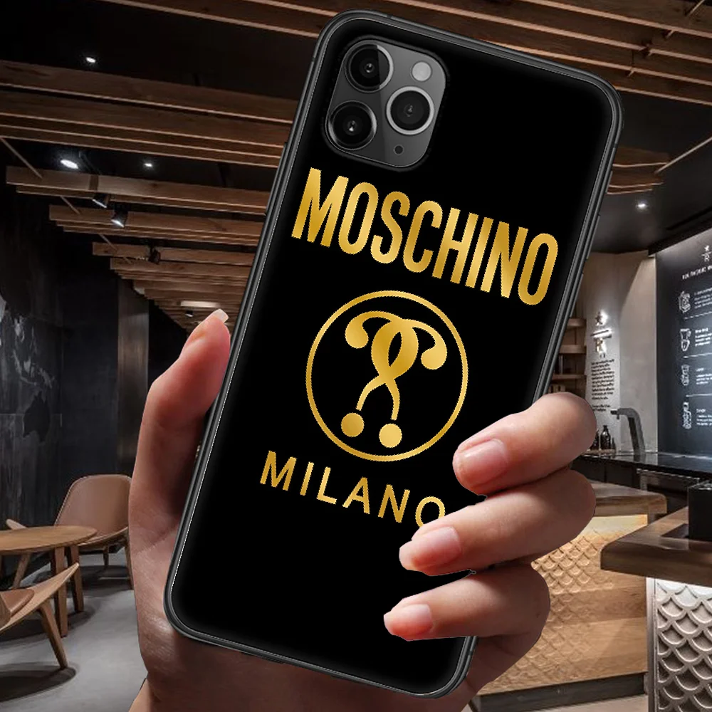 

Bear Cute Fashion Luxury Brand Phone Case For Iphone 4 4s 5 5S SE 5C 6 6S 7 8 Plus X XS XR 11 12 Mini Pro Max 2020 black Coque