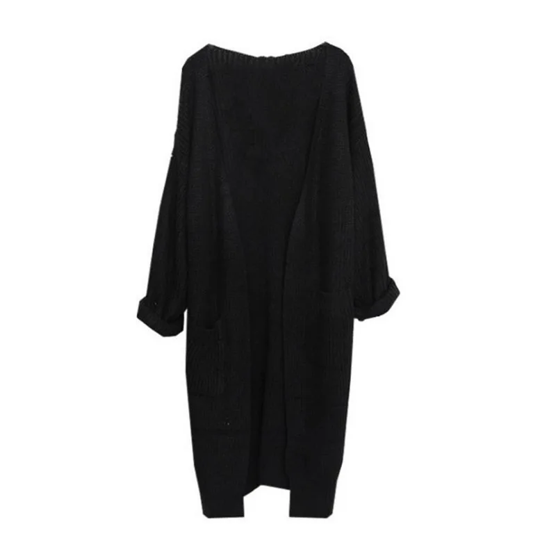 

Autumn and Winter Women's Coat Retro Korean Style Solid Color Long-sleeved Coat New Loose Casual Mid-length Coats GX278