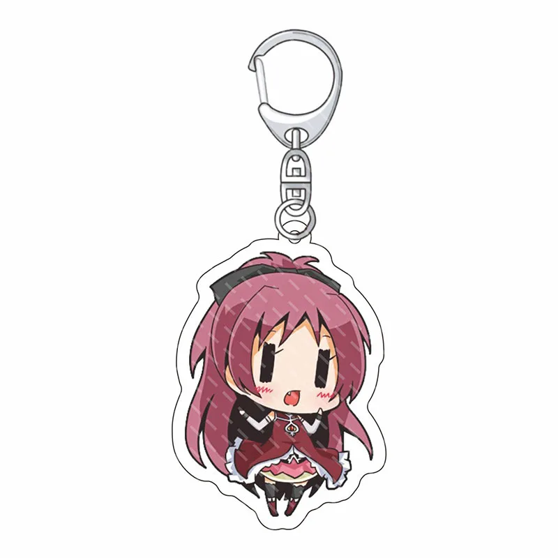 Аниме Магия запись Puella Magi Madoka Magica Side Story Kaname Akemi Homura Tomoe Mami Косплей акриловый брелок