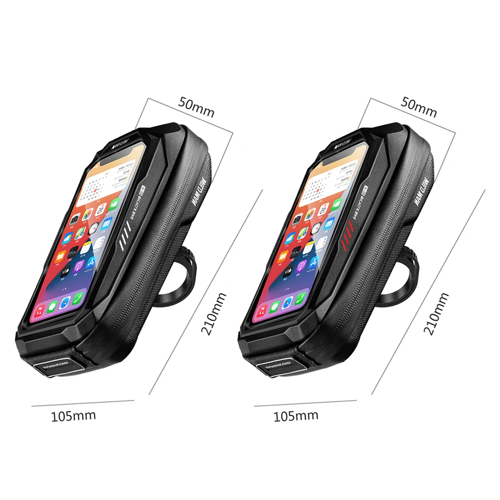 

Wildman Bicycle Bag MTB Bike Tube Hard Shell Bike Bag Pannier Pouch Waterproof Touch Screen Outdoor Cycle Biking Entertainment