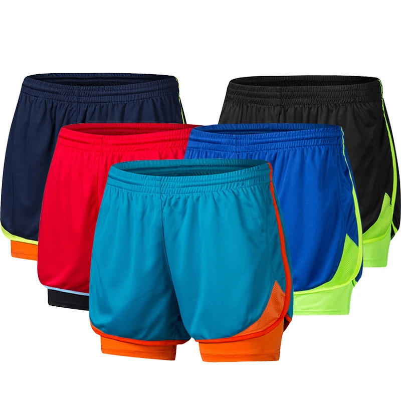 

Женские и мужские быстросохнущие шорты для бега 2 в 1 быстросохнущие спортивные шорты для баскетбола спортивные шорты для бега