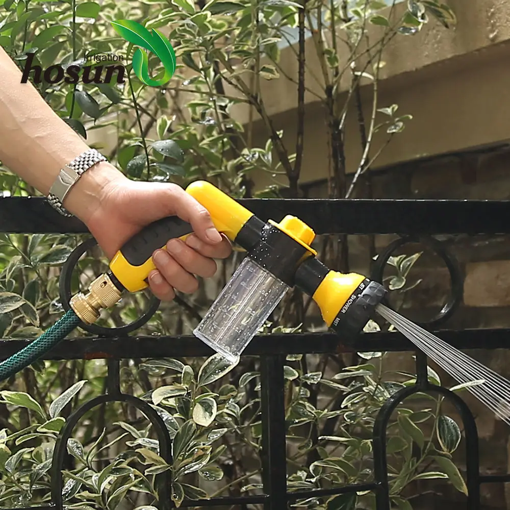 

Most popular flush multi waterjet sprayer fog jet garden hose mist water diy spray car wash gun