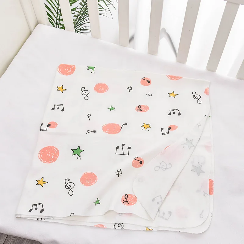 Пеленальная обертка для новорожденных весна-осень однослойное одеяло для коляски из хлопка беби-спящий кондиционер для детей пеленки.