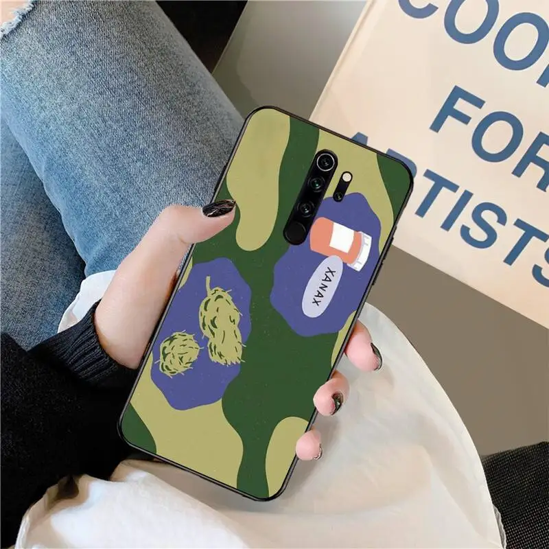 HPCHCJHM XANAX постер ТПУ Черный чехол для телефона Корпус Redmi Note 8 8A 7 6 6A 5 5A 4 4X 4A Go Pro Plus Prime