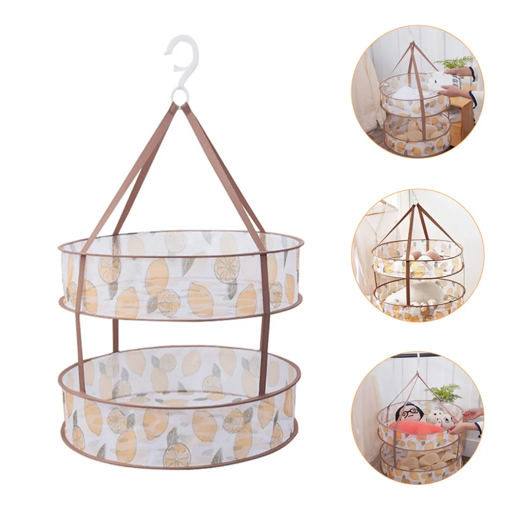 

1Pc Clothes Drying Basket Drying Socks Basket Gauze Hanger (Assorted Color)