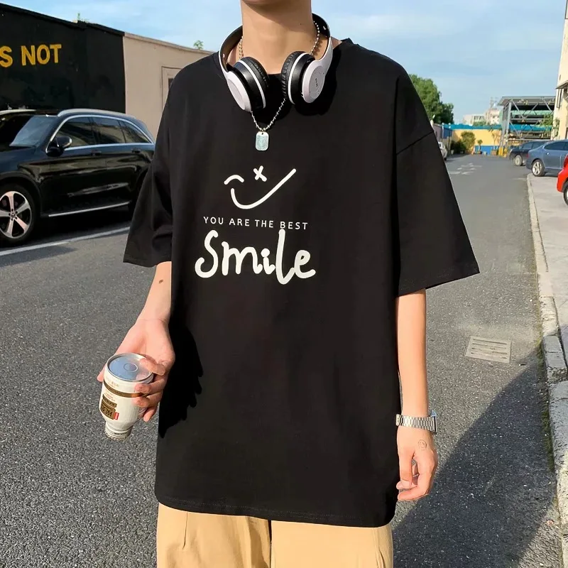 

Summer Street Style New Men's T-shirt Top Oversized T-shirt Homestay Free Delivery Flower Print Youth Leisure Vacation Shorts