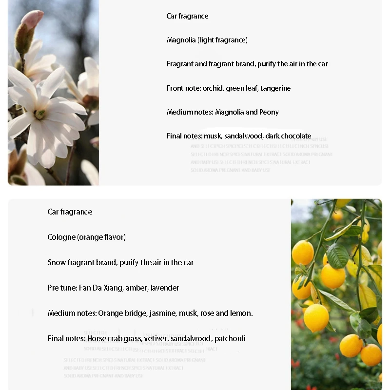 

Car Solid Aromatherapy Fragrance Refill Pack Car Perfume Solid Fragrance Balm Aromatherapy Replacement Pack