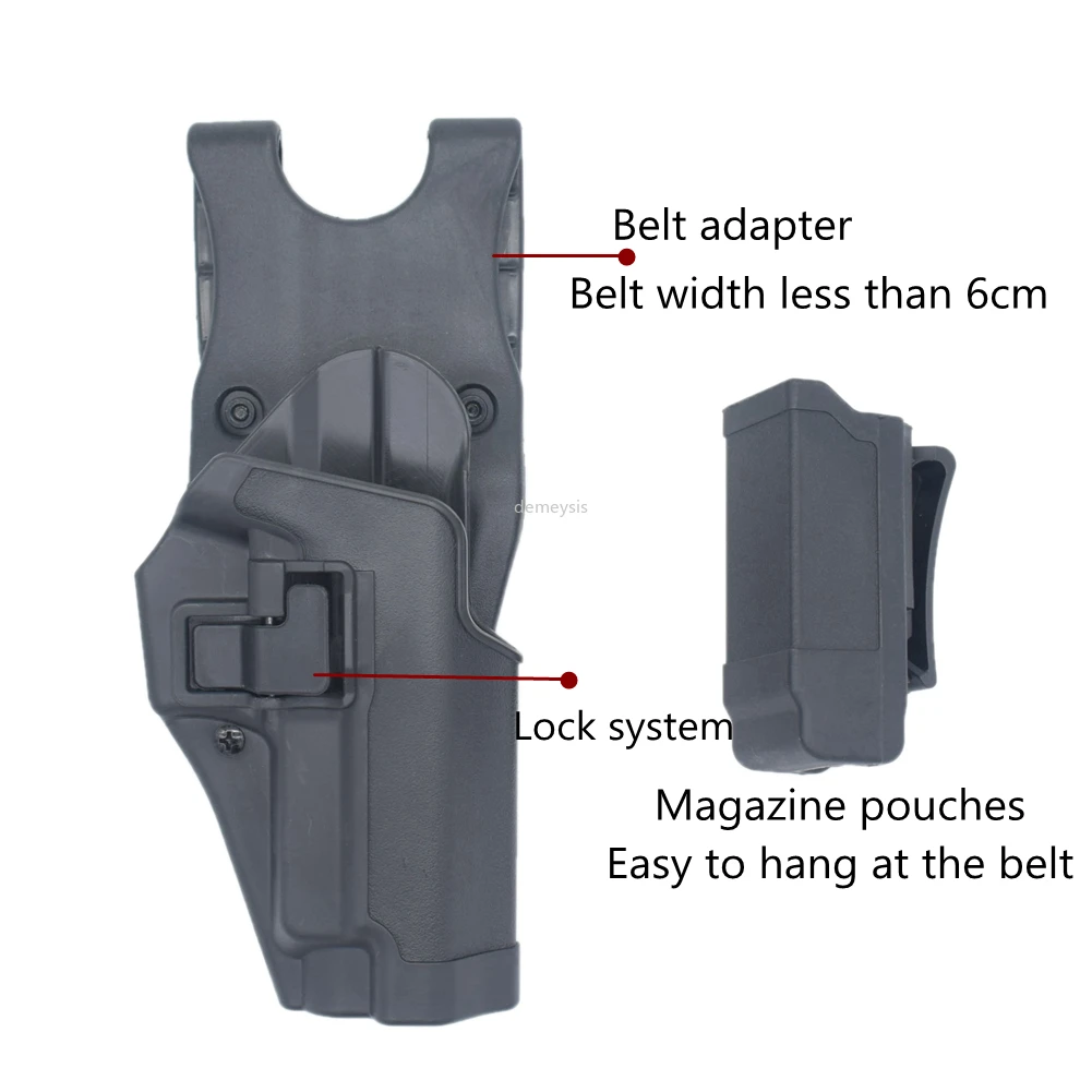 Тактическая кобура для пистолета с правой/левой ручкой SIG Sauer 220 228 229 P226 черная