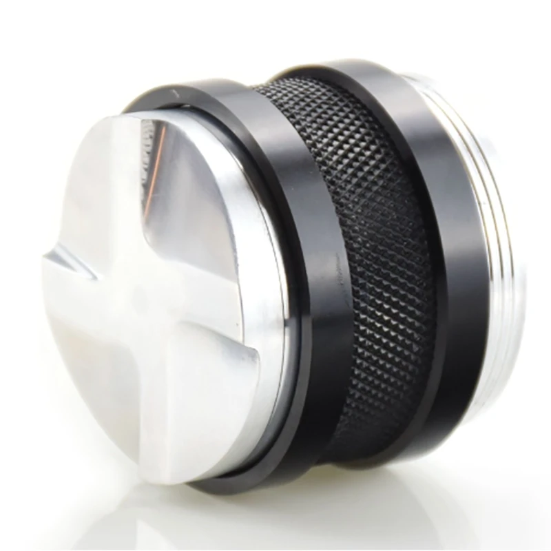 

Double Coffee Ram, Multi-Function Aluminum Ram 58mm Adjustable Four-Leaf Powder Hammer Coffee Ram