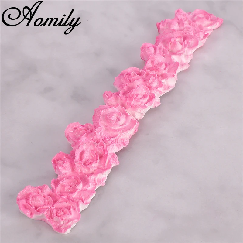 Кружевная форма для помадки Aomily украшения торта желе сахара шоколада льда