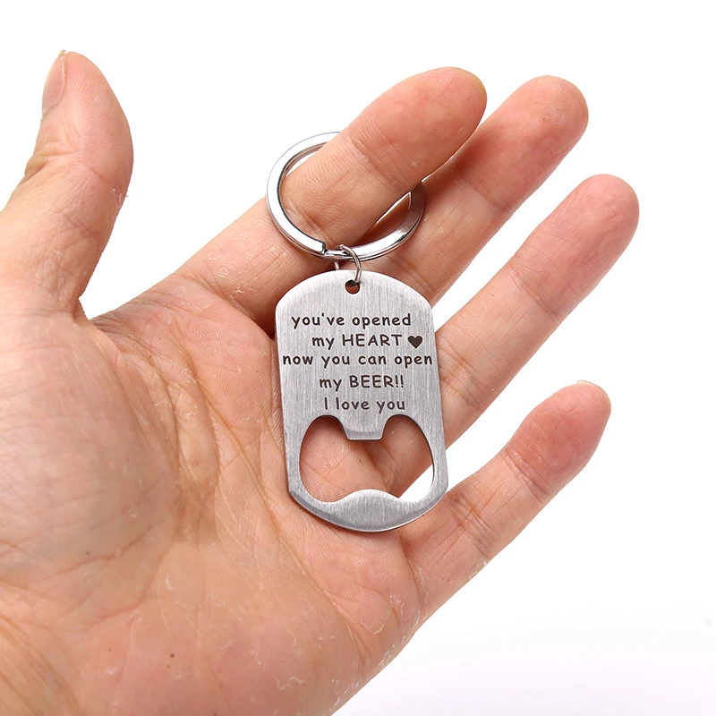 

Keychain Lettering Men Women Boyfriend Husband Key Chain Birthday Chritsmas Father's Day Gifts