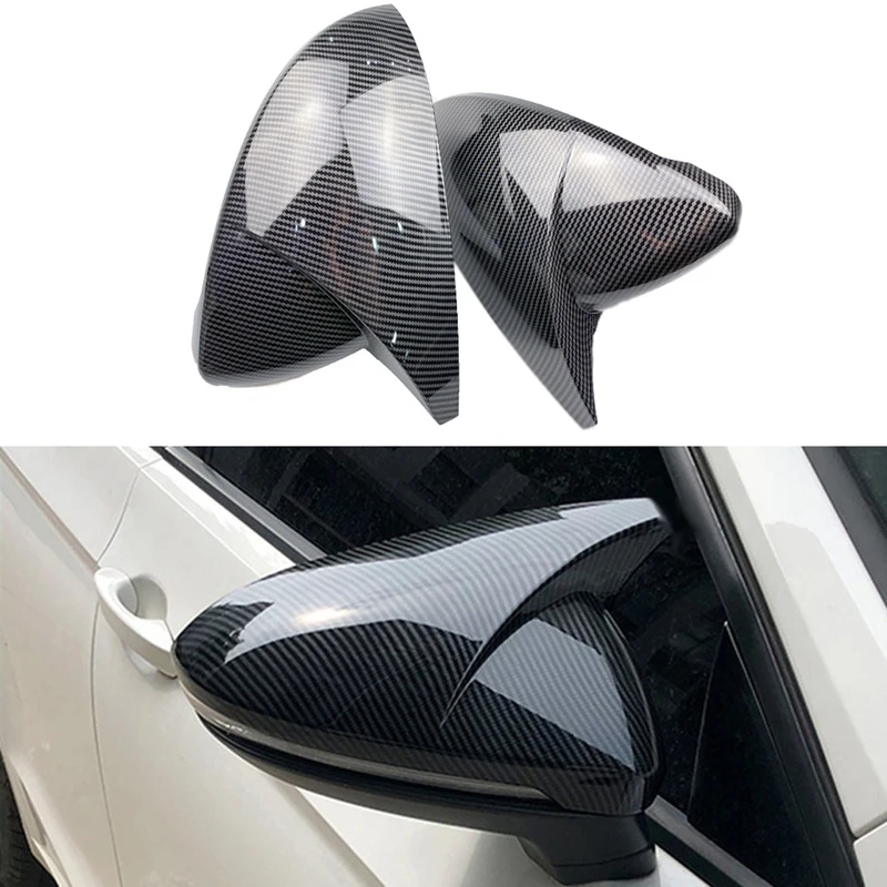 

Крышка для зеркала заднего вида из углеродного волокна, крышка для боковых крыльев, крышка для зеркала, отделка для Golf 7 7,5 MK7 2015 2016 2017 2018
