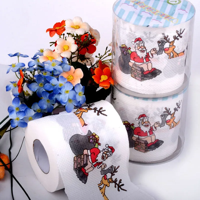 Индивидуальный 2 рулона мягкой туалетной бумаги цветной печатный рулон бумаги бытовой туалетной бумаги с основной тканью от AliExpress WW