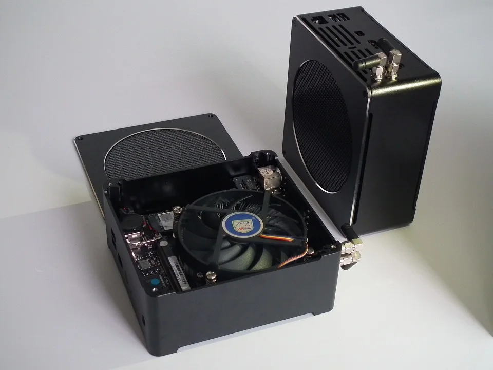 Причастником игровой компьютер DDR4 Intel i9 8950HK i7 8750H i5 6 Core 12 потоков 12 м кэш 14 нм Nuc Мини ПК Win10 HDMI AC WiFi BT