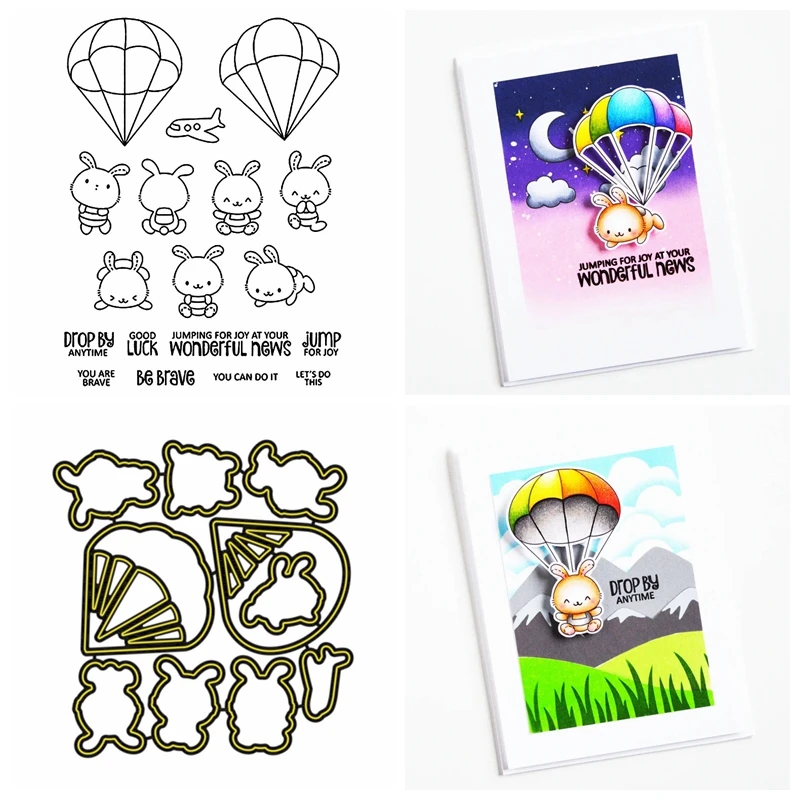 Летняя закуска животных фрукты суши прозрачные штампы координационные