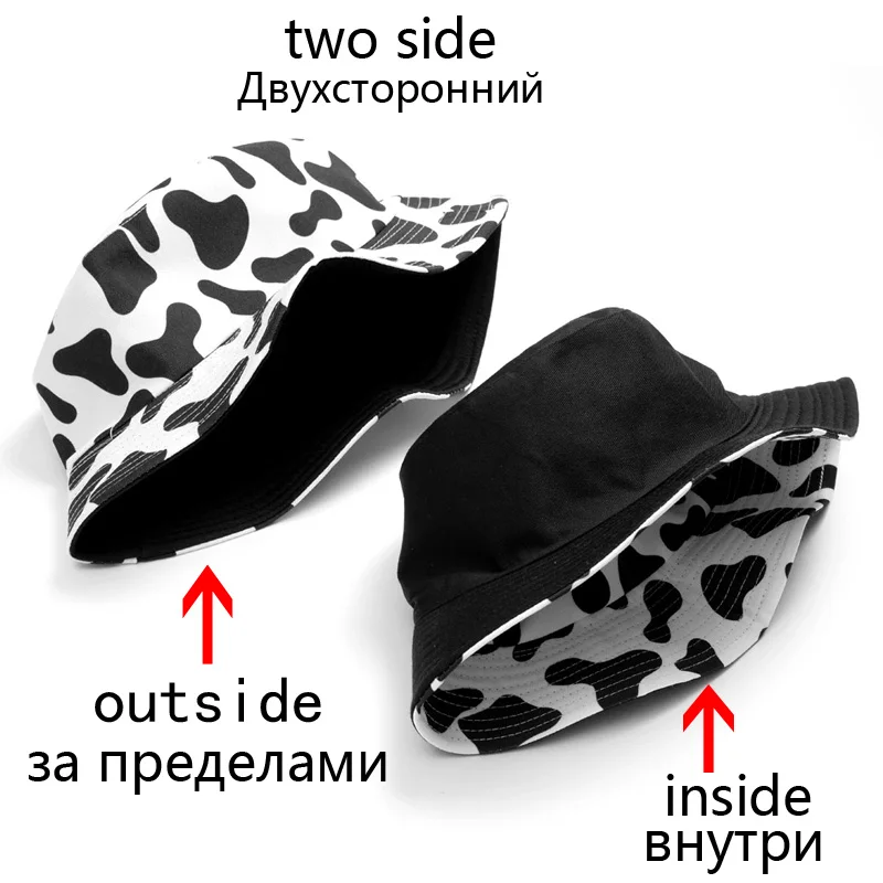 Панама из коровьей кожи для мужчин и женщин двусторонняя шапка в стиле хип хоп с