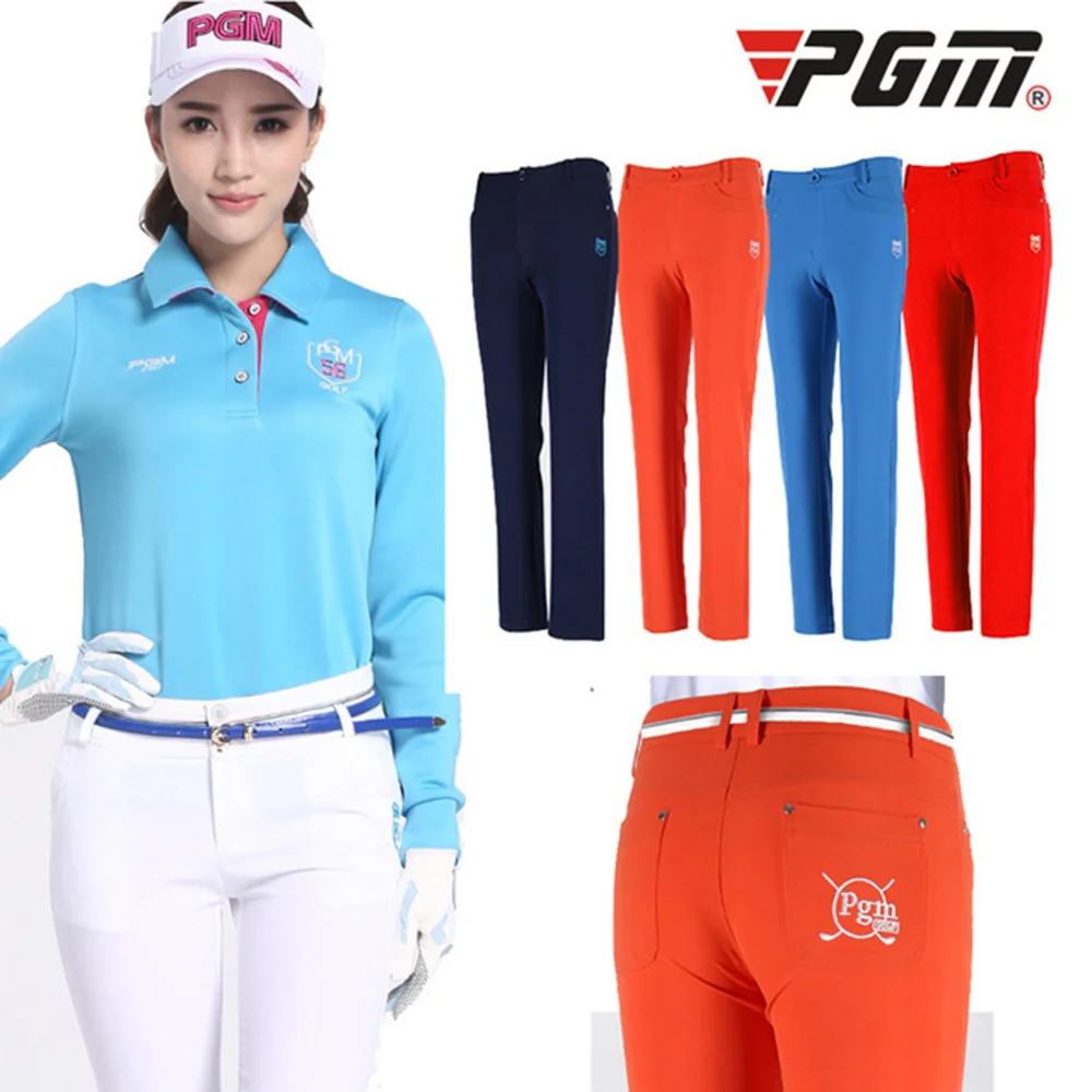 PGM осенне зимняя одежда штаны для гольфа женские брюки тонкие эластичные дышащие