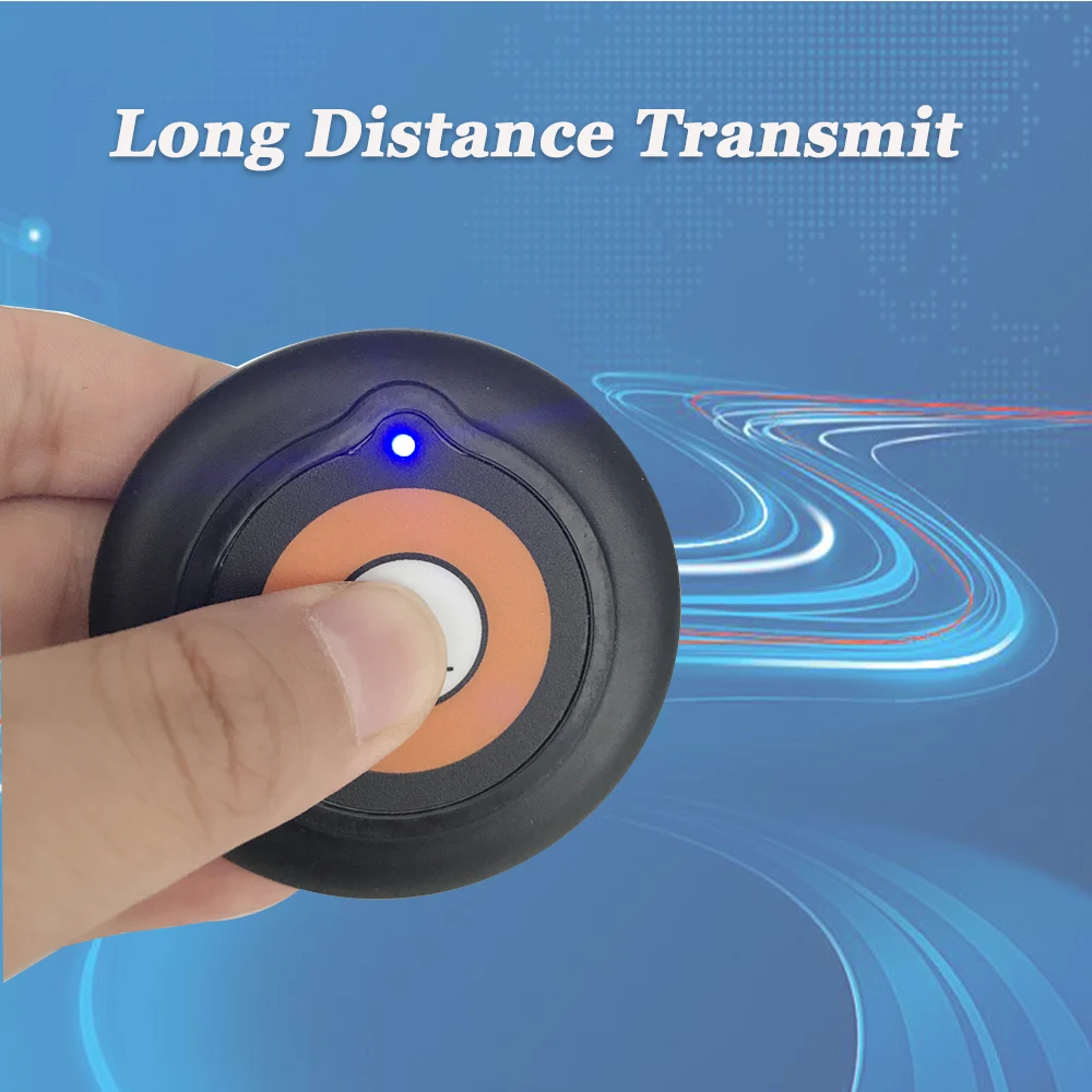 

Fast Food Restaurant System 2 Wrist Watches Receiver Black +8 Super Thin Call Buttons Pager White Brown Frequency 433.92