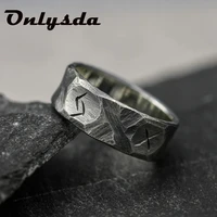 factory stainless steel odin norse anel amulet rune couple dating viking rings for men women words retro jewelry gift