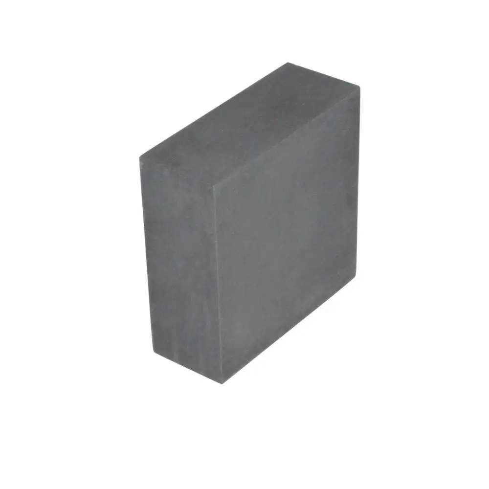 

99.95% Purity Graphite Ingot Block Graphite Plate Milling Surface 50x50x20mm / 100x100x20mm