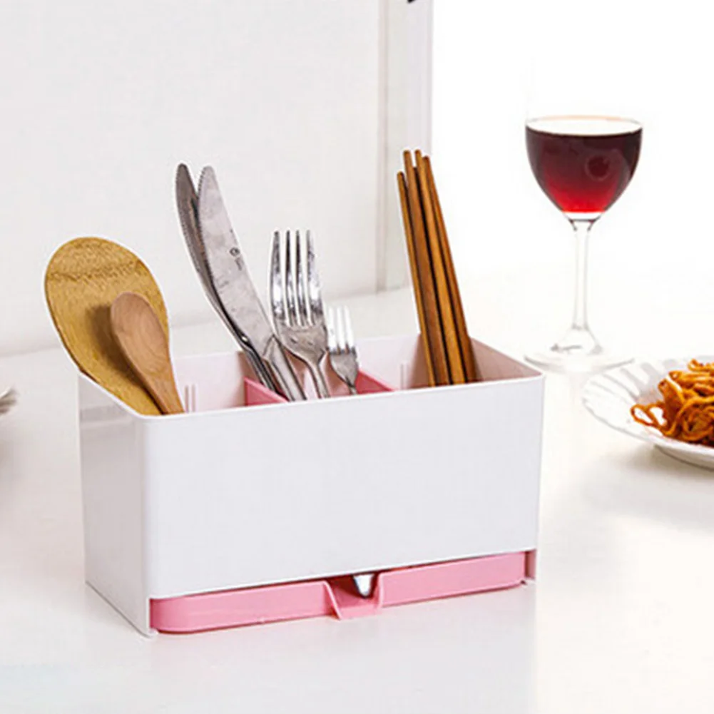 

Household Cutlery Organizer Plastic Detachable Quick Drain Fork Rack Chopstick Cage Spoon Storage Holder Box Kitchen Accessories