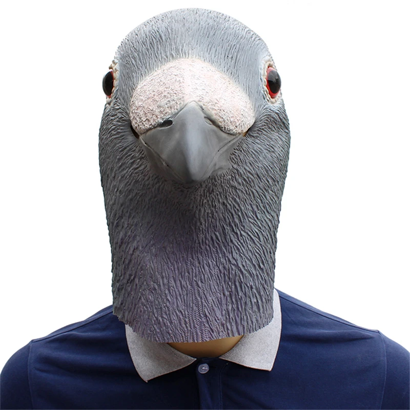 Креативный смешной костюм голубь птица латексный аниме унисекс для косплея