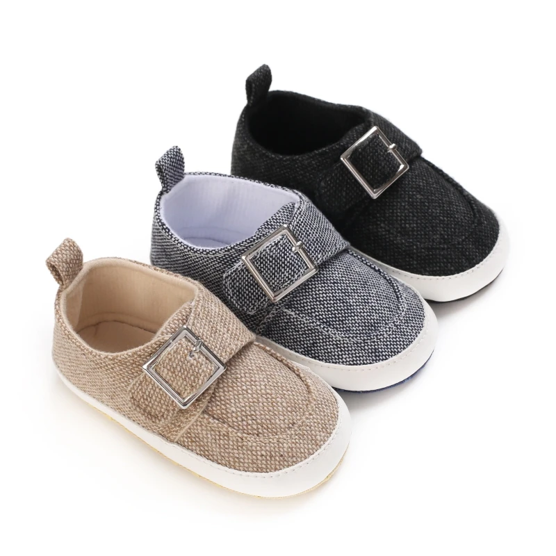 

New Baby Boy Shoes Spring Autumn Soft Cotton Non-slip Toddler First Walkers For Boys Girl Solid Color Infant Casual Shoe