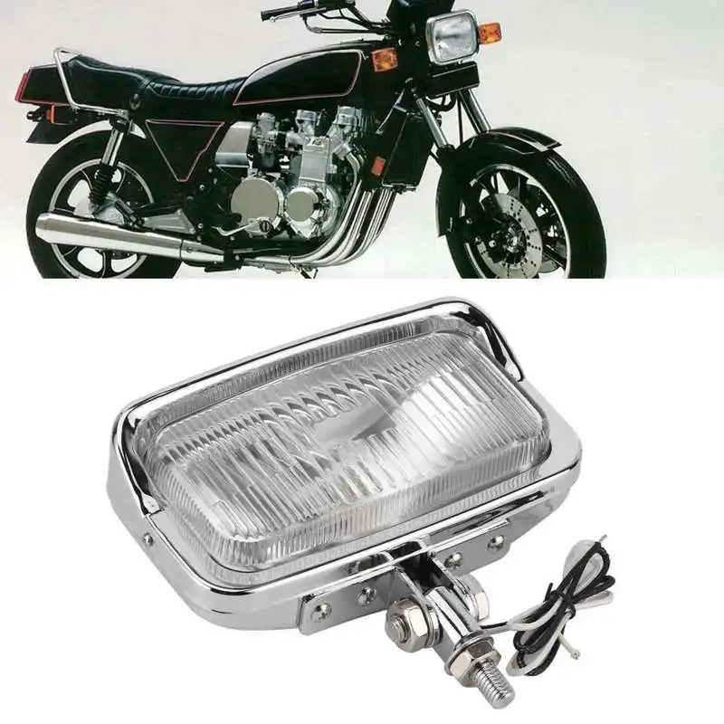 Фара для мотоцикла 2 шт. квадратная с резьбой M10 |