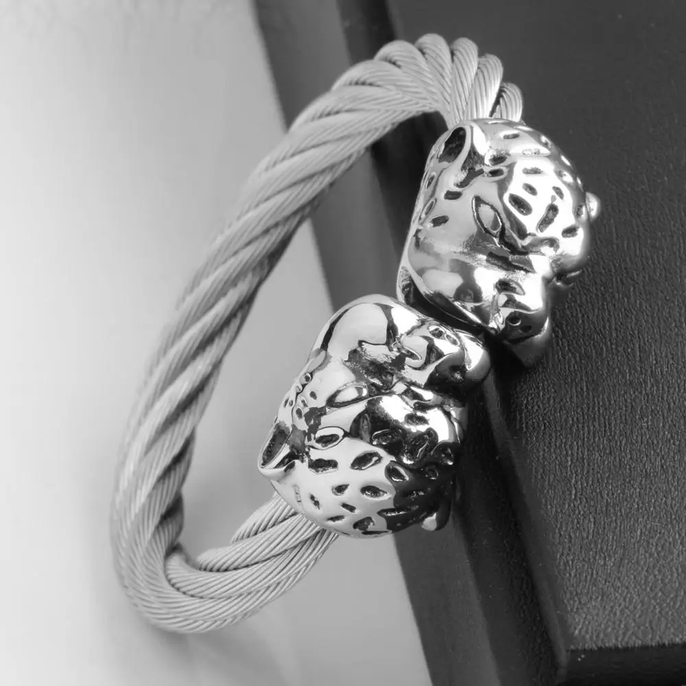 Модные ювелирные аксессуары из нержавеющей стали для мужчин запонки с двойной