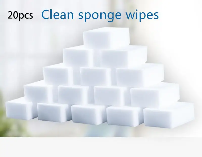 20 штук магически Чистящая губка из микрофибры для очистки спонж стиратель