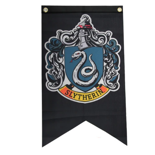 Gryffindor вечерние принадлежности для дня рождения, флаг колледжа, баннеры для мальчиков и девочек, украшение на Хэллоуин, рождественский подарок - Цвет: Темно-серый