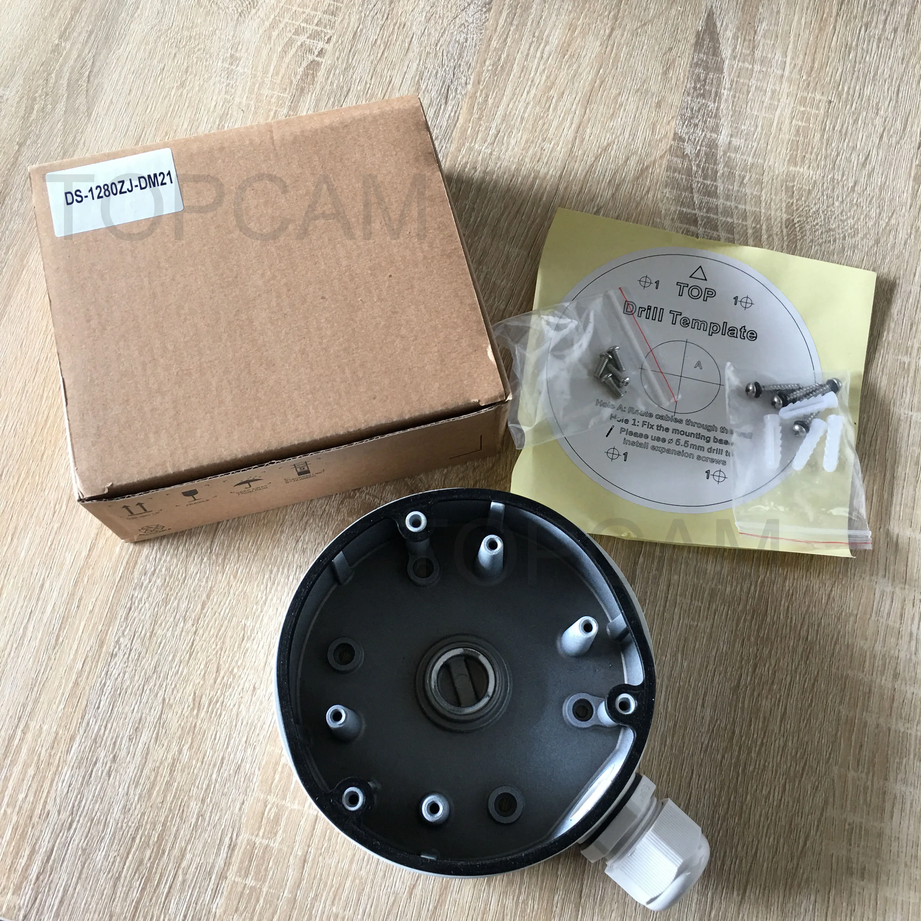 DS-1280ZJ-DM21 распределительная коробка для купольной камеры из алюминиевого сплава
