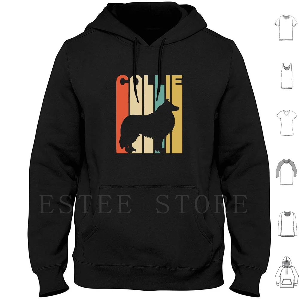 

Collie Retro Vintage 80S Style-Collie Gift For Collie Dog Lovers Hoodies Collie Dog Pet Retro Vintage Collies