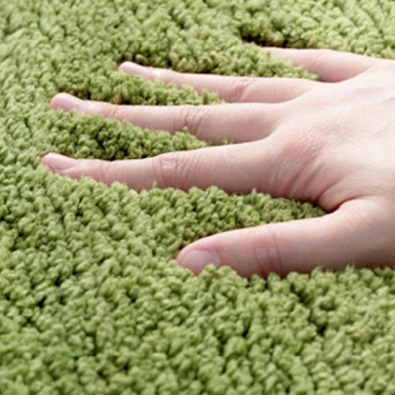 

3D Leaves Flocking Door Mats Home Entrance Porch Non-slip Mat Bathroom Water-absorbing Foot Rugs