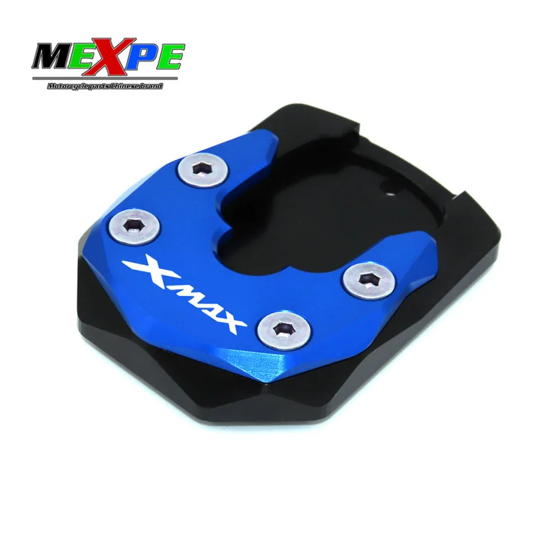 

Suitable for Yamaha scooters XMAX125 XMAX300 CNC aluminum alloy side brace enlarged and widened parking feet 2015 2017 2020 2021