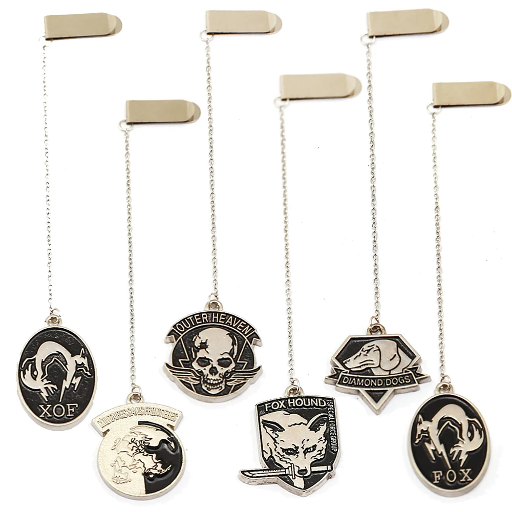 Игровая металлическая снаряжение твердая Закладка внешний Небесный брелок лиса