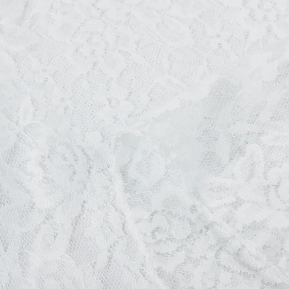 

Fashion Lace Long Blouse Swimsuit Smock O-Neck Tops Casual Swimwear Bikini Cover Up Ladies Women Half Sleeve Blusas Pullover