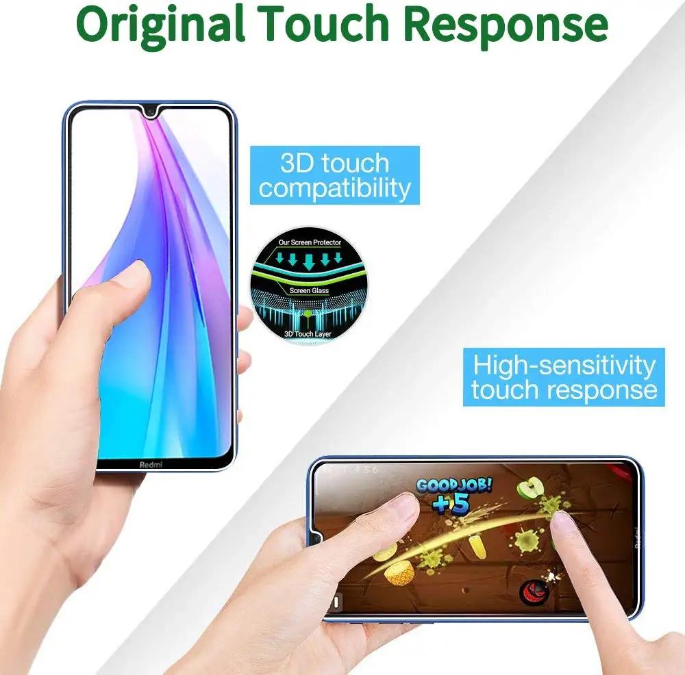 Закаленное стекло для Xiaomi Redmi Note 8T Защитное экрана 8T|screen protector|film protectorprotector screen |