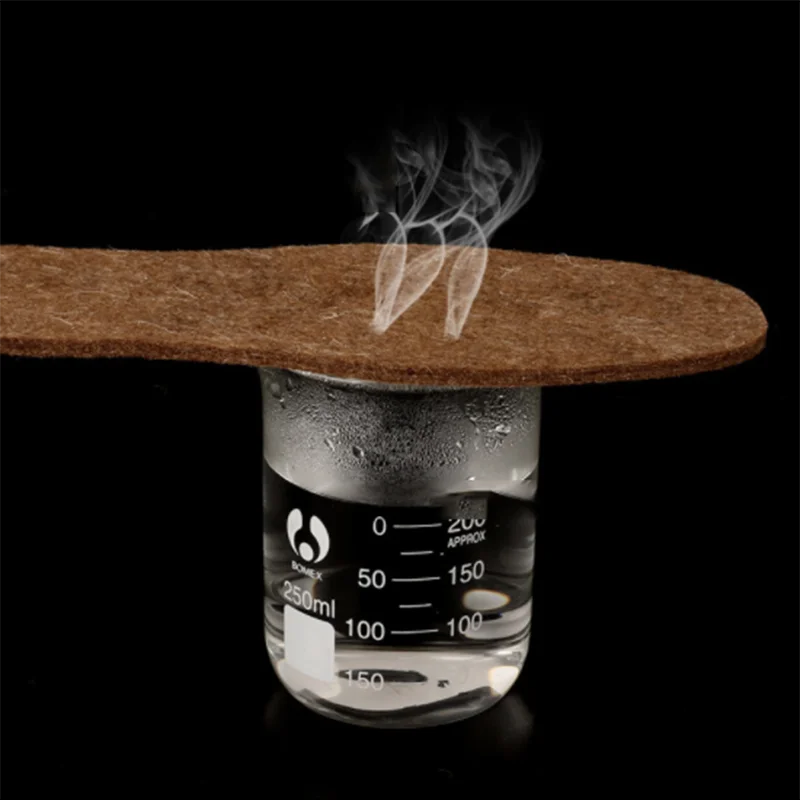 Стельки хлопковые унисекс из шерсти и фетра толстые мягкие теплые плюшевые