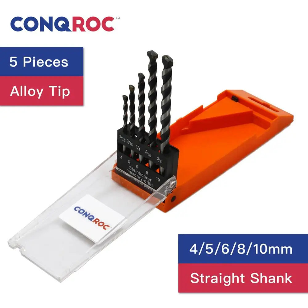 Набор сверл из карбида вольфрама 5 шт. наконечник сплава 4 мм 6 8 10 сверла набор с