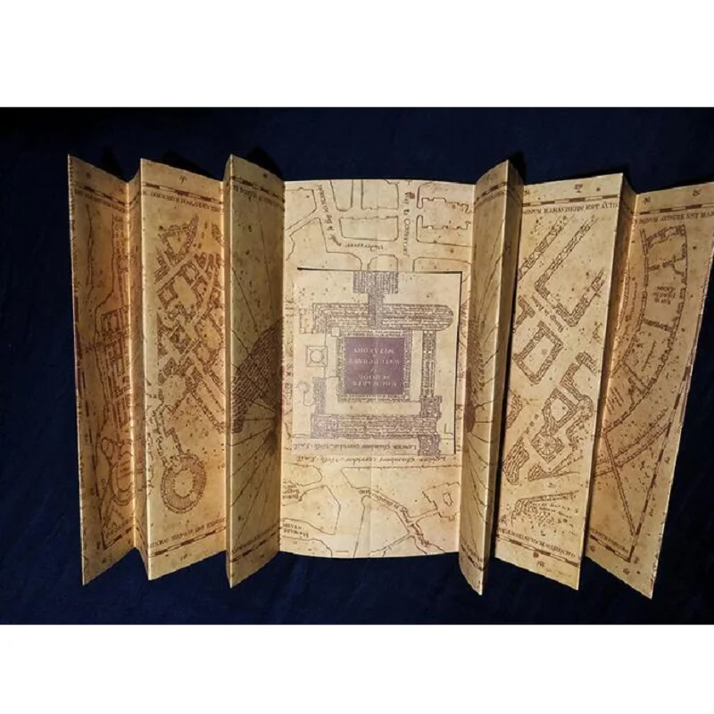 Harriom Magic Wolrd Косплей Поттер РЕТРО бумага сокровище карта домашний офис коллекция