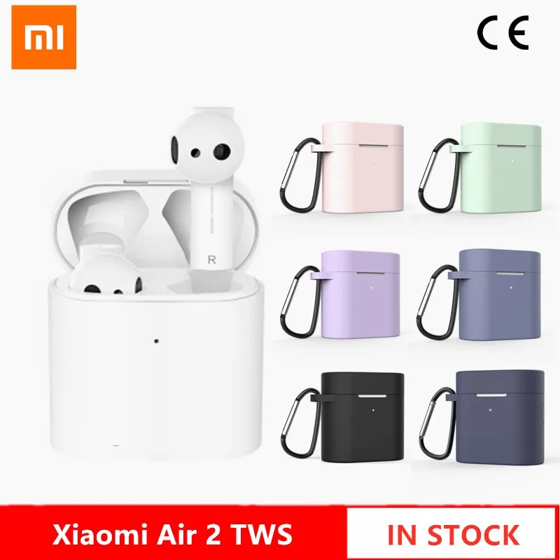 Глобальная версия Xiaomi Air2 с коробка Наушники вкладыши TWS Mi True Wireless Bluetooth наушники