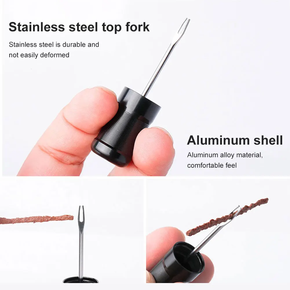 

Optional 5 PCS 10 PCS Rubber Stripes Bicycle Tubeless Tire Repair Tool Tyre Drill Puncture for Urgent Glue Free Service Repair